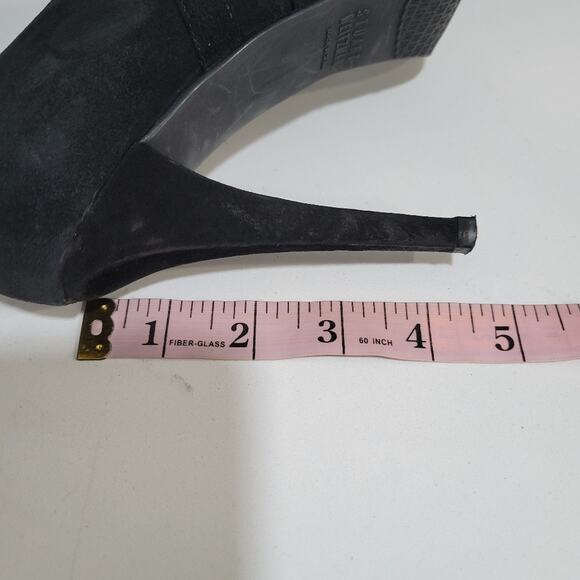 Stuart Weitzman Suede Platform Ankle Booties Size 6M - Picture 11 of 13
